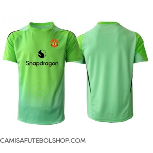 Camisa de time de futebol Manchester United Goleiro Replicas 3º Equipamento 2025-26 Manga Curta